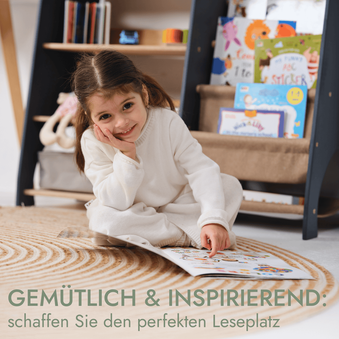 2in1 Montessori - Regal für Bücher und Spielzeug - Goodevas Deutschland