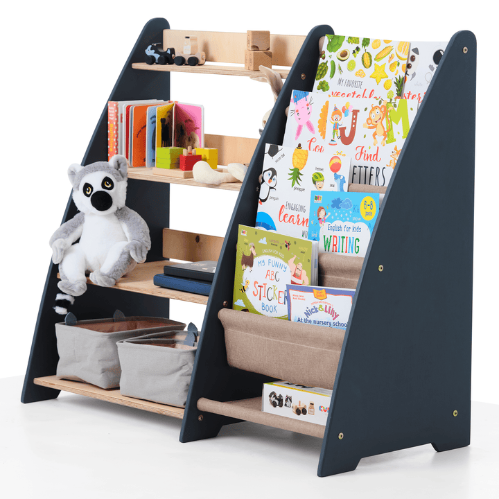 2in1 Montessori - Regal für Kleinkinder – Bücher & Spielzeug - Goodevas Deutschland