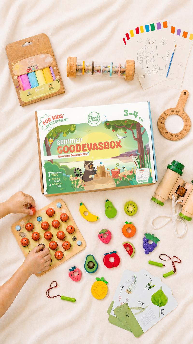 Sommer-Spielset für Kleinkinder (3–4 Jahre) — GoodevasBox