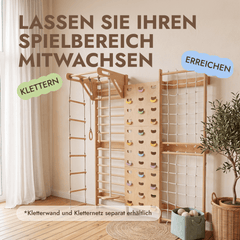 5-in-1 Kletterwand fürs Kinderzimmer & 3in1 Kinderschaukel-Set - Goodevas DE