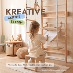 5-in-1 Sprossenwand fürs Kinderzimmer & 3in1 Kinderschaukel-Set - Goodevas DE