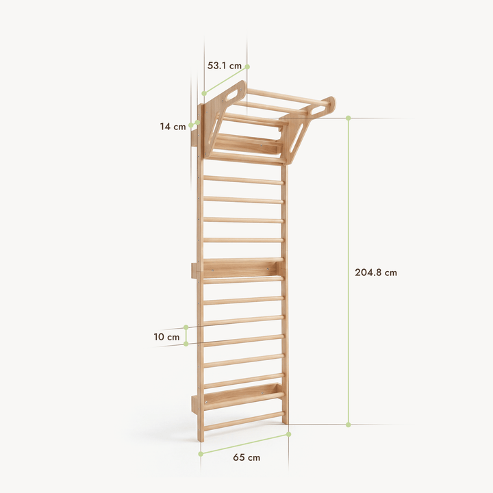 5-in-1 Sprossenwand fürs Kinderzimmer & 3in1 Kinderschaukel-Set - Goodevas DE