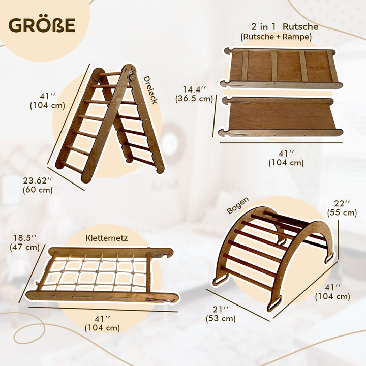 5in1-montessori-climbing-set-triangle-ladder-archrocker-slide-boardramp-net-cushion-chocolate-1