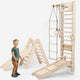 6in1 Wooden Swedish Wall / Climbing ladder for Children + Swing Set + Slide Board