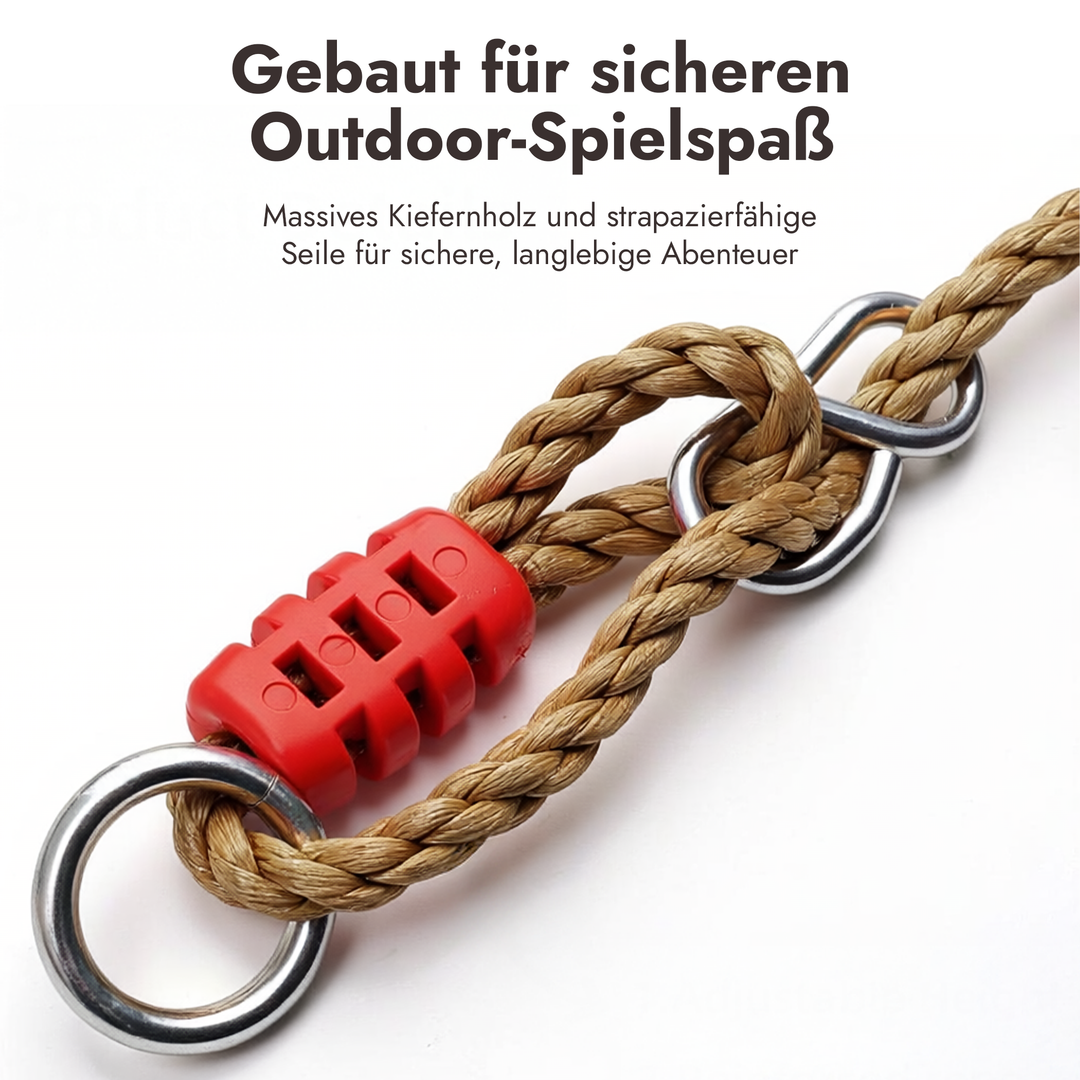 2in1 Schaukel-Set: Trapez + Turnringe
