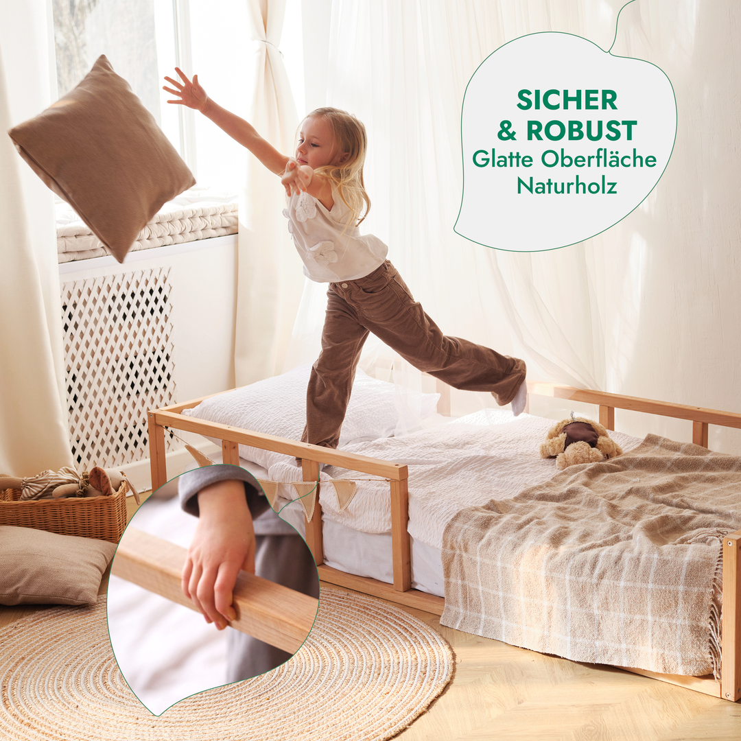 Montessori Bodenbett für Kinder und Kleinkinder ab 6 Monaten