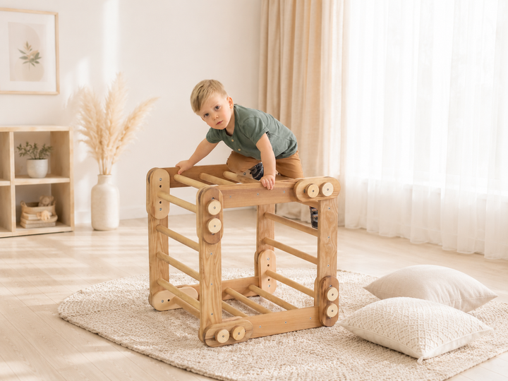 Kletterleiter „Schlange" — Montessori-Klettergerät für Kinder von 1 bis 7 Jahren
