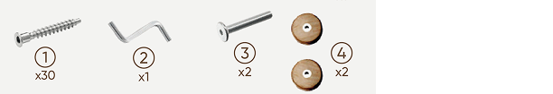 Set aus drei Schaukeln