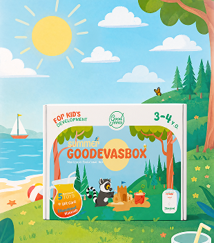 Sommer-Spielset für Kleinkinder (3–4 Jahre) — GoodevasBox