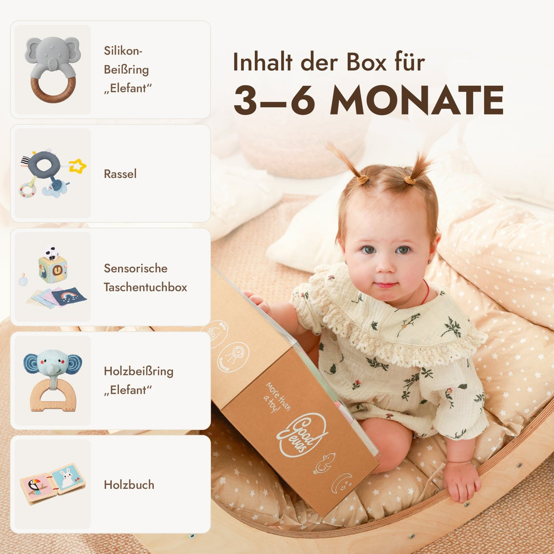 BabyBox – Spielsets für das erste Lebensjahr (0–12 Monate) - Goodevas DE
