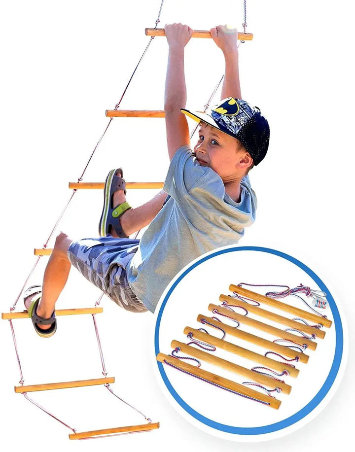 Climbing rope ladder for kids 3-9 y.o. - Goodevas