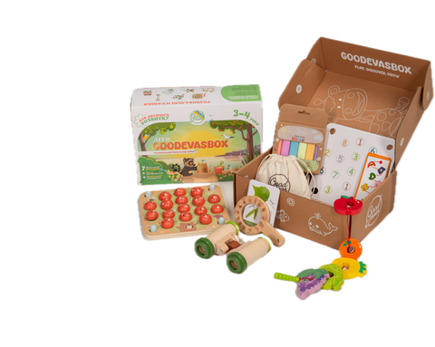 Sommer-Spielset für Kleinkinder (3–4 Jahre) — GoodevasBox
