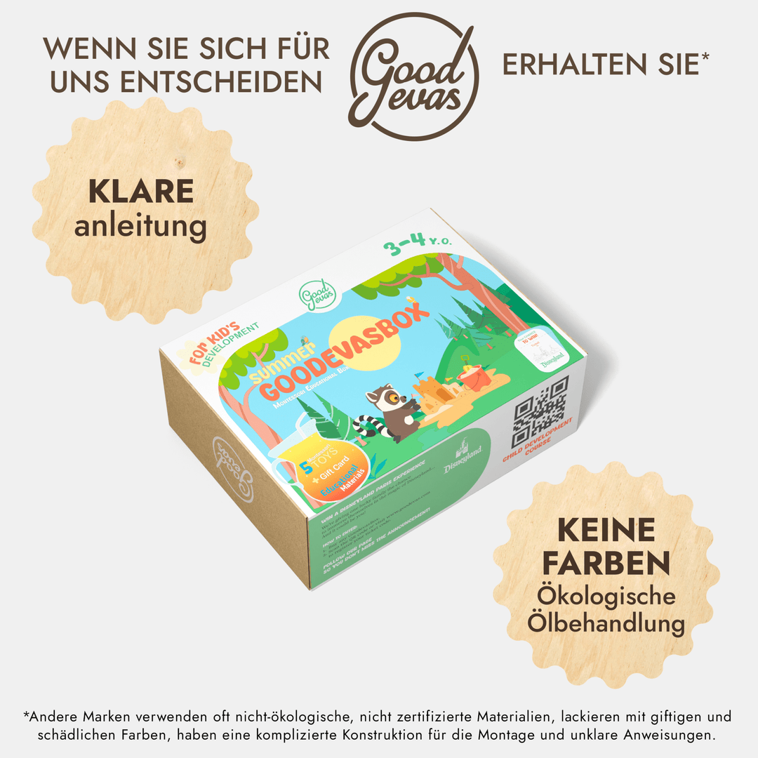 Frühlings - Entwicklungsbox GoodEvasBox (3–4 Jahre) - Goodevas DE