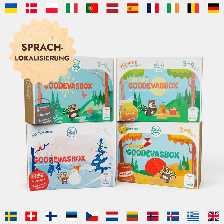 Frühlings - Entwicklungsbox GoodEvasBox (3–4 Jahre) - Goodevas DE