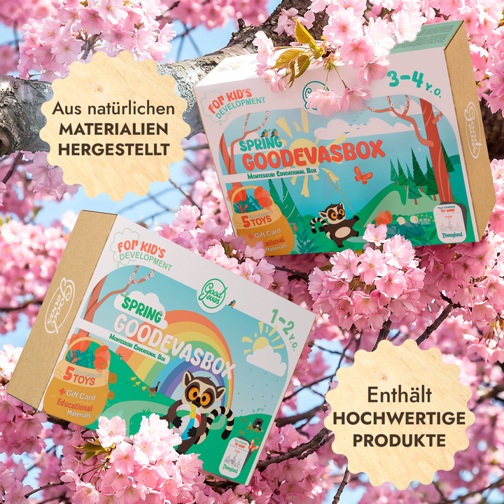 Frühlings - Entwicklungsbox GoodEvasBox (3–4 Jahre) - Goodevas DE