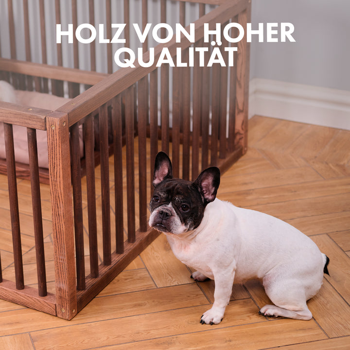 Holz-Hunde-Laufstall