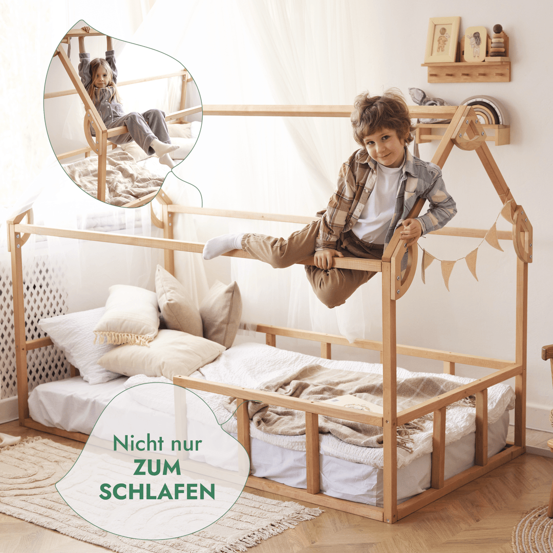 Hausbett Montessori für Kinder und Kleinkinder ab 1 Jahr - Goodevas DE