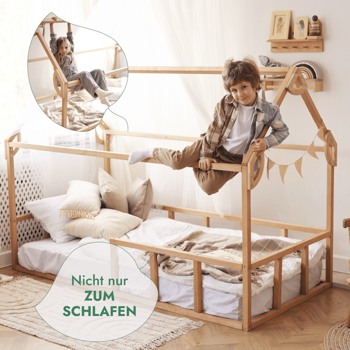 Hausbett Montessori für Kinder und Kleinkinder ab 1 Jahr - Goodevas DE