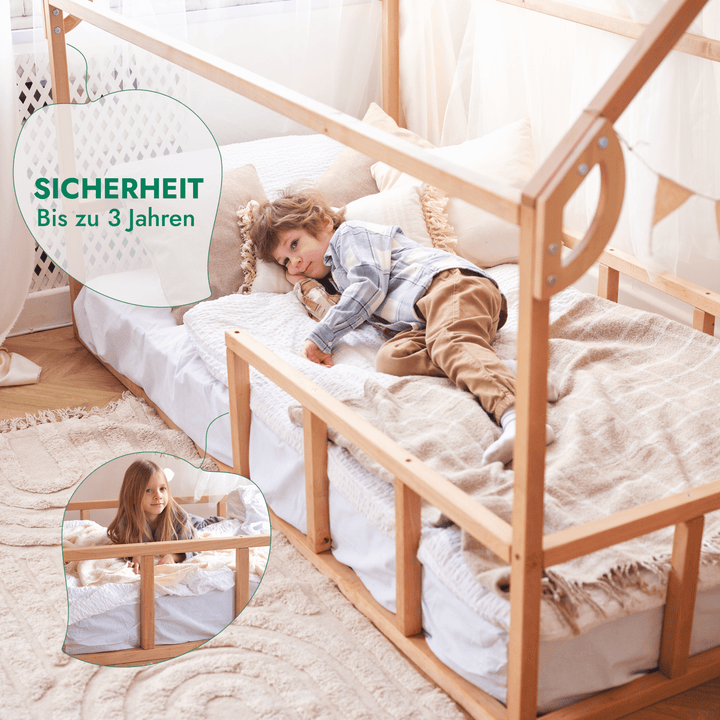 Hausbett Montessori für Kinder und Kleinkinder ab 1 Jahr - Goodevas DE