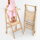 Learning Tower: Foldable Step Stool for Toddlers - Beige