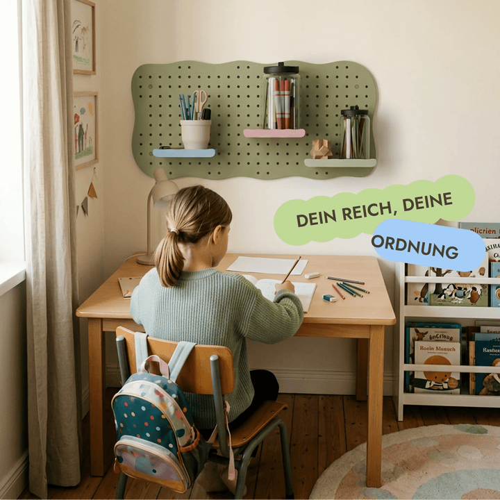 Holz-Pegboard fürs Kinderzimmer — GoodevasBoard - Goodevas DE