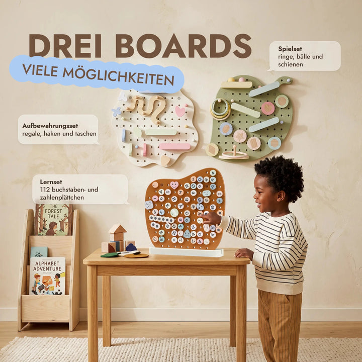 Holz-Pegboard fürs Kinderzimmer — GoodevasBoard - Goodevas DE
