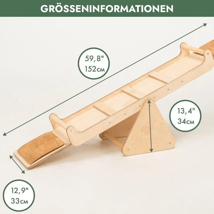 Holz - Wippe für Kleinkinder - Goodevas DE