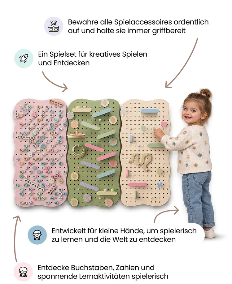 Holz-Pegboard fürs Kinderzimmer — GoodevasBoard