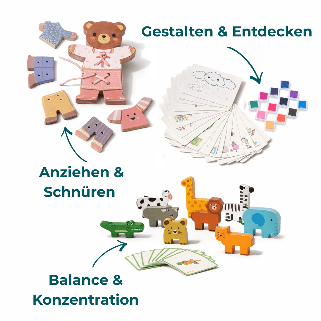 Jahresabo für Spielsets (3–4 Jahre) — GoodevasBox - Goodevas DE