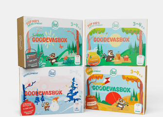Jahresabo für Spielsets (3–4 Jahre) — GoodevasBox - Goodevas DE