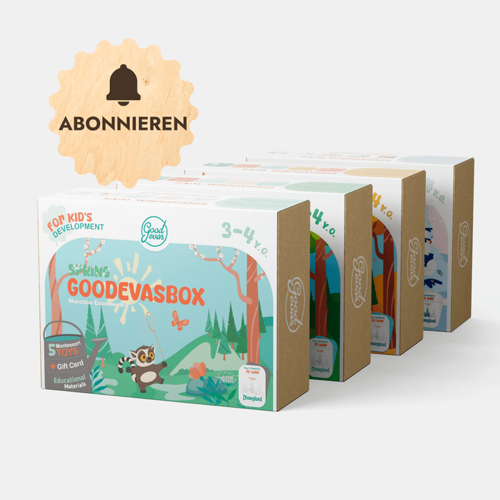 Jahresabo für Spielsets (3–4 Jahre) — GoodevasBox - Goodevas DE