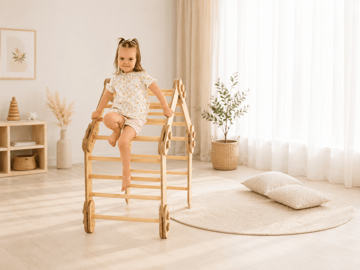 Kletterleiter „Schlange" — Montessori-Klettergerät für Kinder von 1 bis 7 Jahren - Goodevas DE