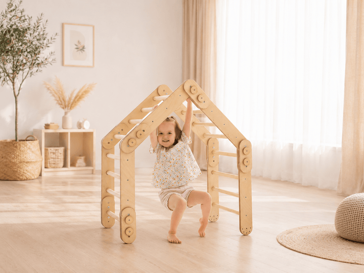 Kletterleiter „Schlange" — Montessori-Klettergerät für Kinder von 1 bis 7 Jahren - Goodevas DE