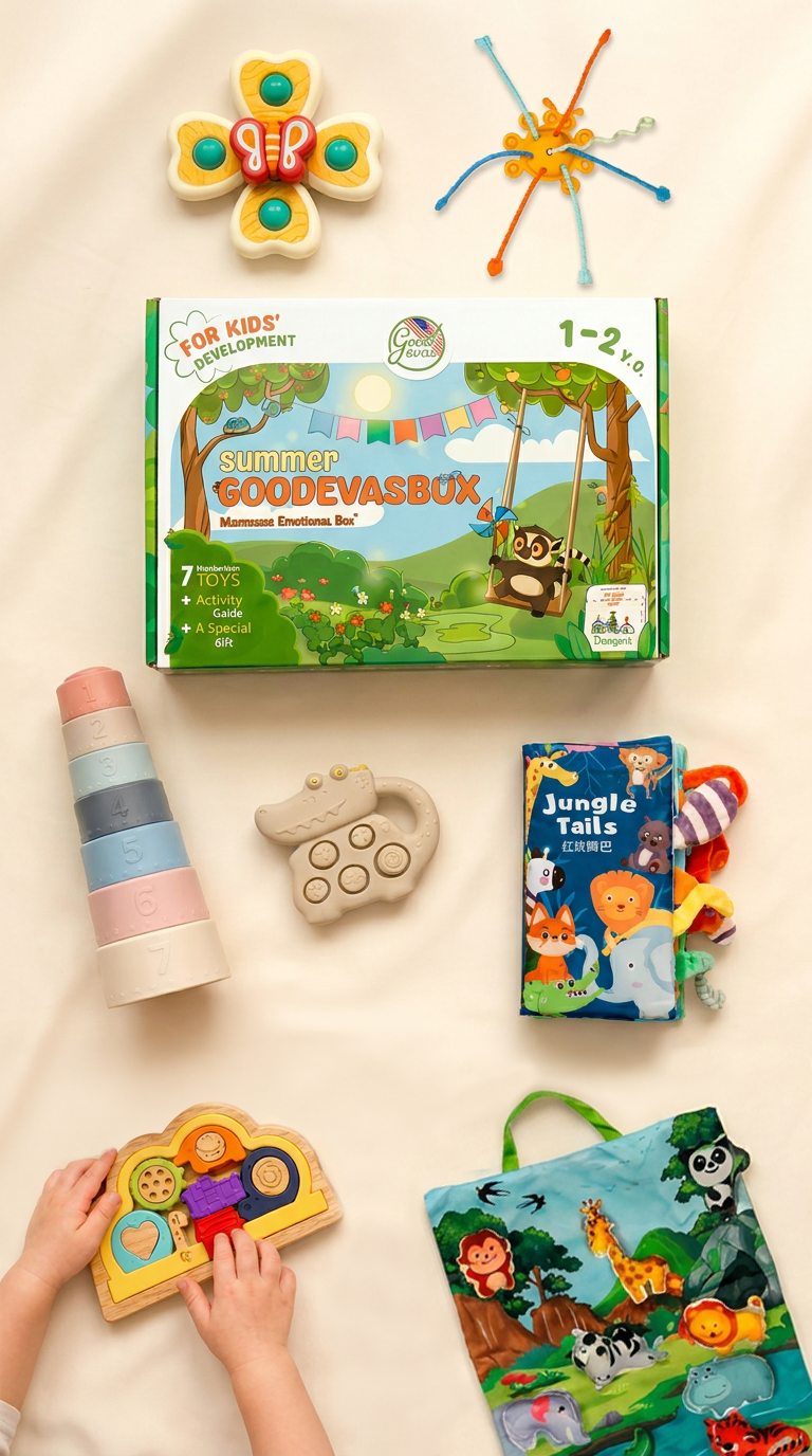 Sommer-Spielset für Kleinkinder (1–2 Jahre) — GoodevasBox