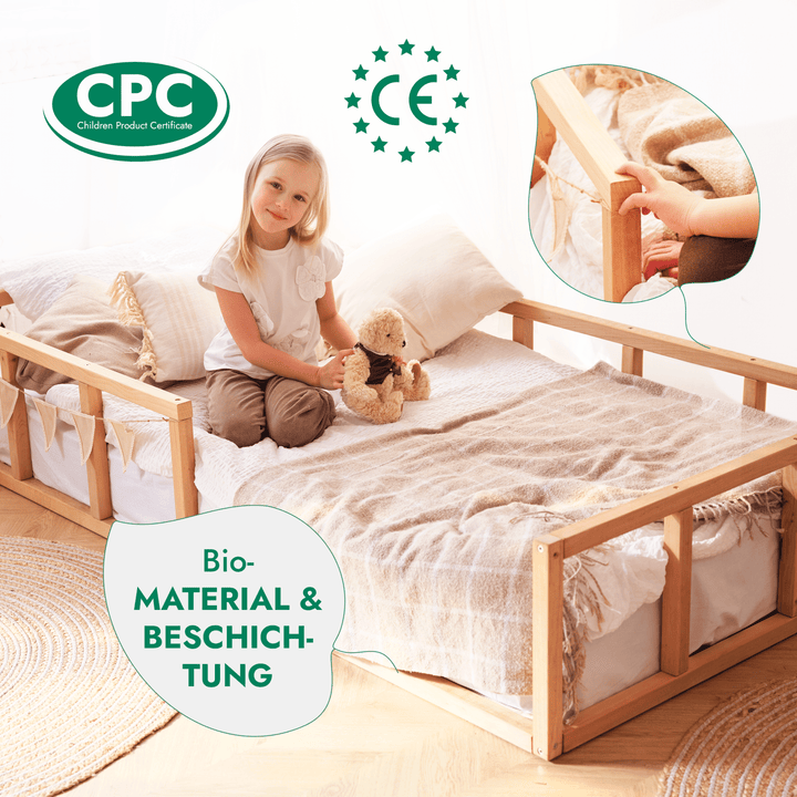 Montessori Bodenbett für Kinder und Kleinkinder ab 6 Monaten - Goodevas DE