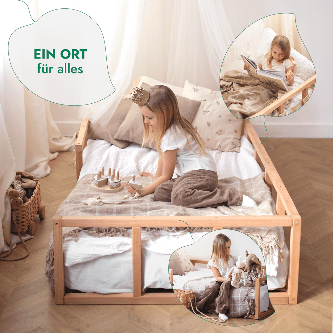 Montessori Bodenbett für Kinder und Kleinkinder ab 6 Monaten - Goodevas DE