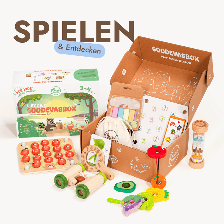 Sommer-Spielset für Kleinkinder (3–4 Jahre) — GoodevasBox - Goodevas DE