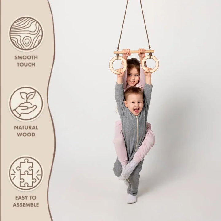 Trapez mit Ringen für Kinder - Goodevas Deutschland