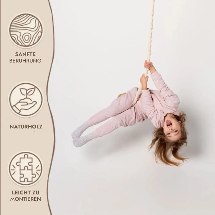 Wooden rope swing for kids - Goodevas