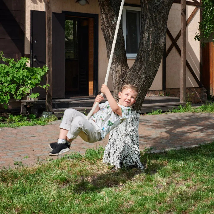 Wooden rope swing for kids - Goodevas