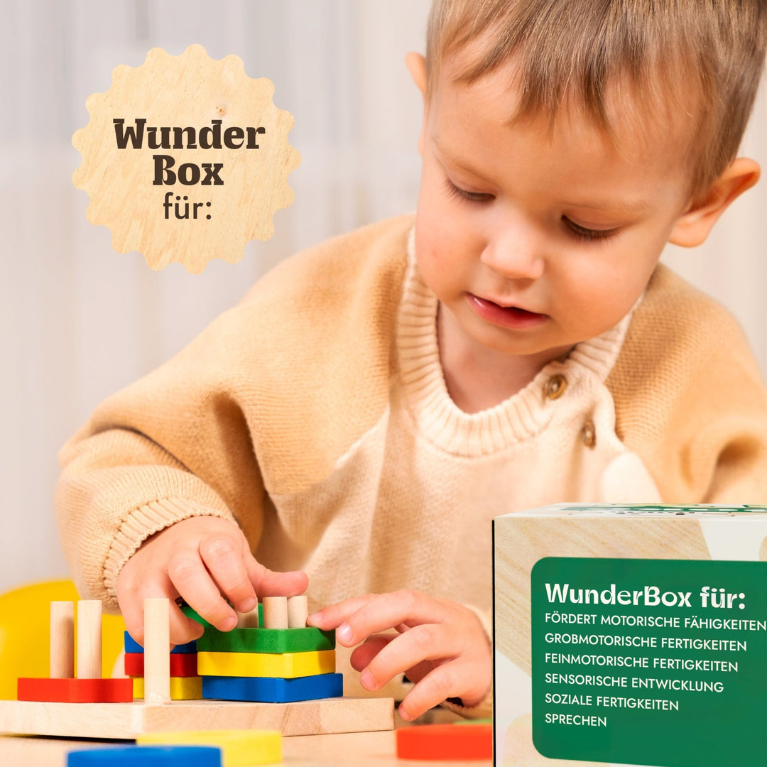 WunderBox 1 - 3 Jahre - Entwicklungsboxen für die Kleinsten - Goodevas Deutschland