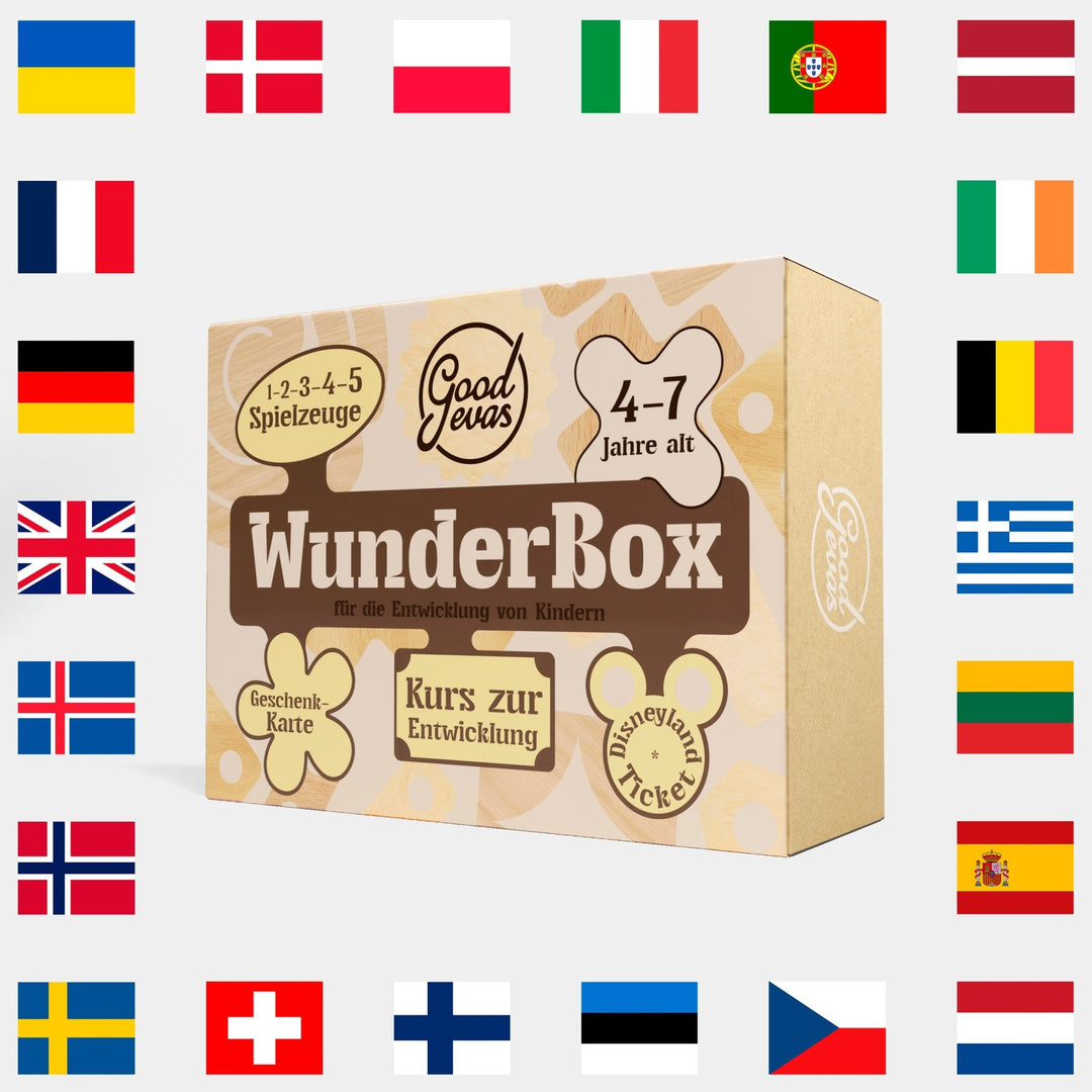 WunderBox 4 - 7 Jahre - Entwicklung im Spielformat - Goodevas Deutschland