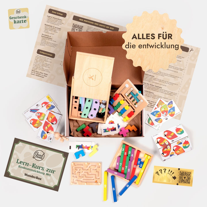 WunderBox 4 - 7 Jahre - Entwicklung im Spielformat - Goodevas Deutschland