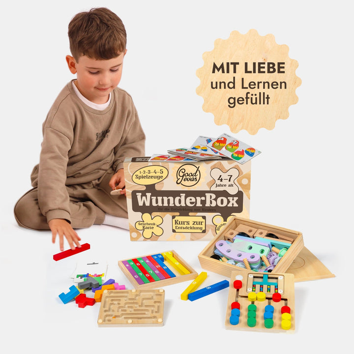 WunderBox 4 - 7 Jahre - Entwicklung im Spielformat - Goodevas Deutschland