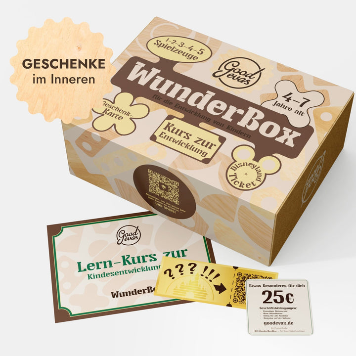WunderBox 4 - 7 Jahre - Entwicklung im Spielformat - Goodevas Deutschland
